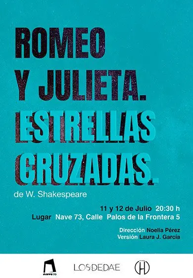 Cartel de Romeo y Julieta. Estrellas cruzadas