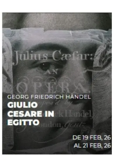Cartel de Giulio Cesare in Egitto