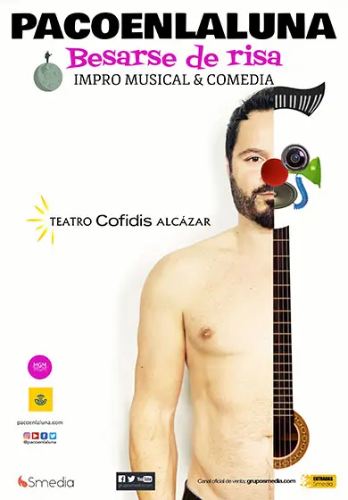 Cartel de Pacoenlaluna: Besarse de risa