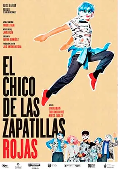 Cartel de El chico de las zapatillas rojas