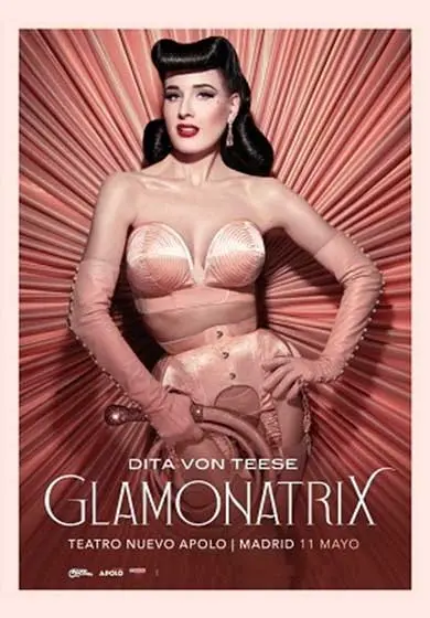 Cartel de Dita von Teese: Glamonatrix