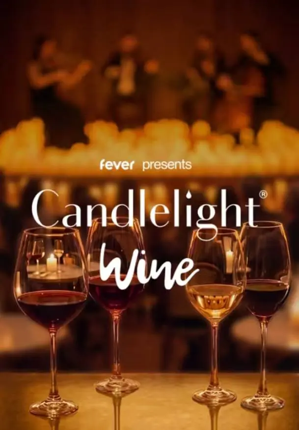 Cartel de Candlelight Wine: una cata contada a través de la música