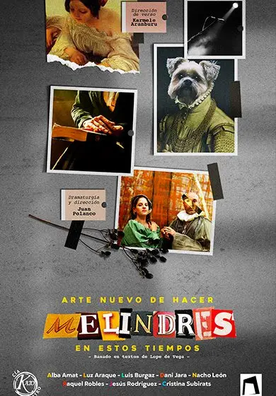 Cartel de Arte nuevo de hacer melindres en estos tiempos