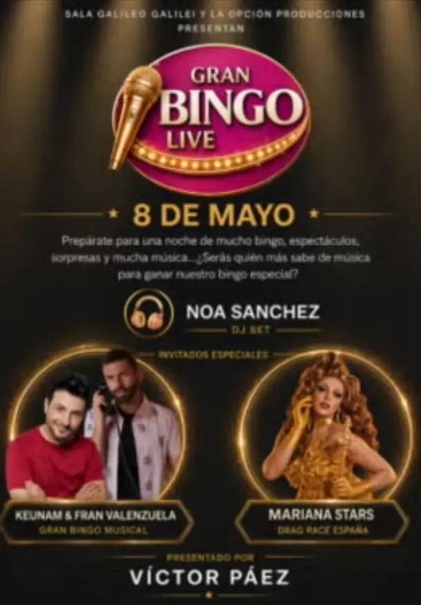 Cartel de El Gran Bingo Live