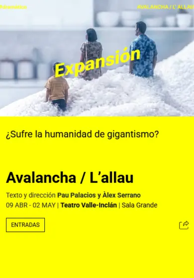 Cartel de Avalancha / L’allau