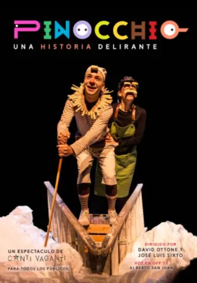 Cartel de Pinocchio, una historia delirante
