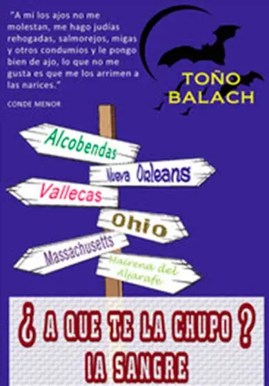 Cartel de A que te la chupo... la sangre