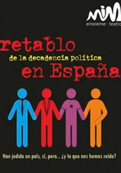 Cartel de Retablo de la decadencia política en España