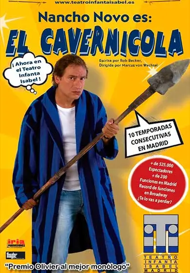 Cartel de El cavernícola