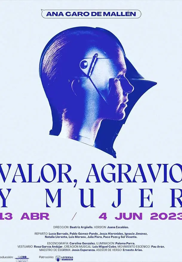 Cartel de Valor, agravio y mujer