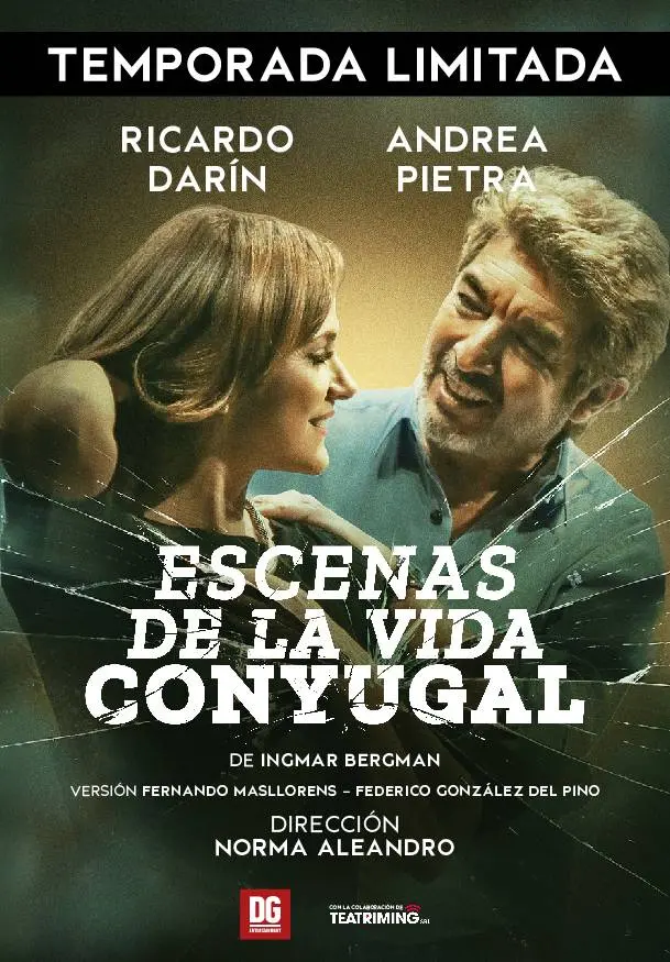 Cartel de Ricardo Darín - Escenas de la vida conyugal