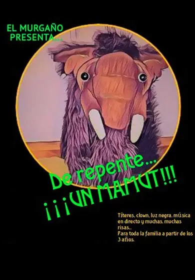 Cartel de De repente...¡Un mamut!