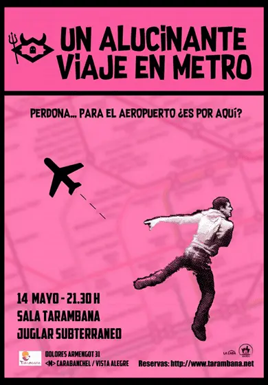 Cartel de Un alucinante viaje en metro