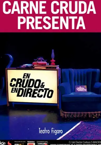 Cartel de En Crudo y en Directo con Los Chikos del Maíz