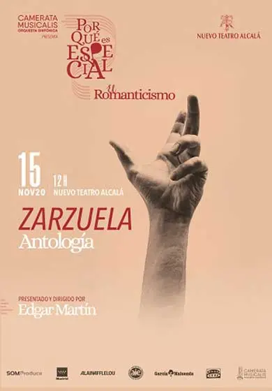 Cartel de Camerata Musicalis: ¿Por qué es especial? Antología de la Zarzuela