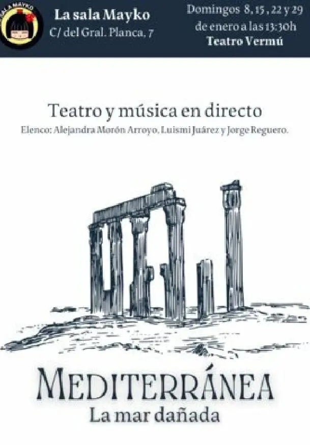 Cartel de Mediterránea, la mar dañada.