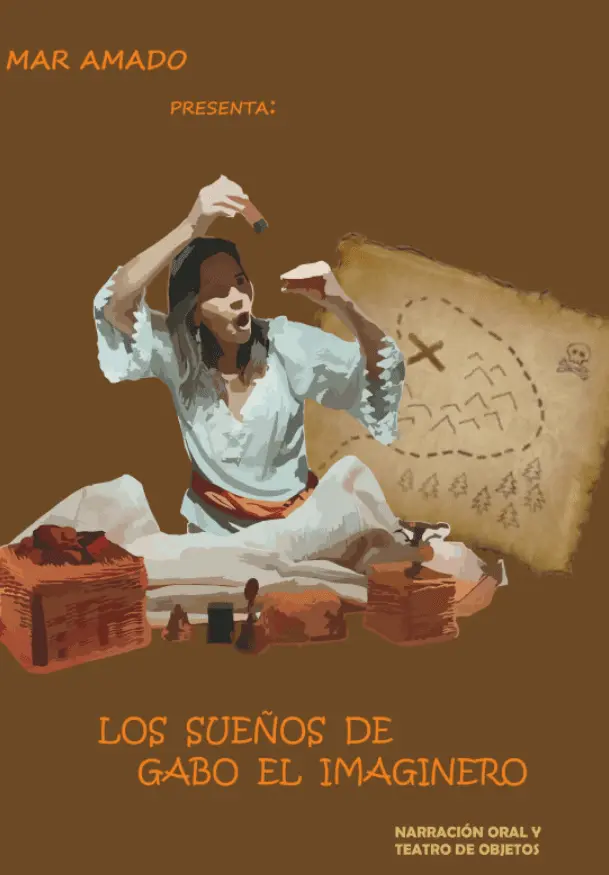 Cartel de Los sueños de Gabo el imaginario
