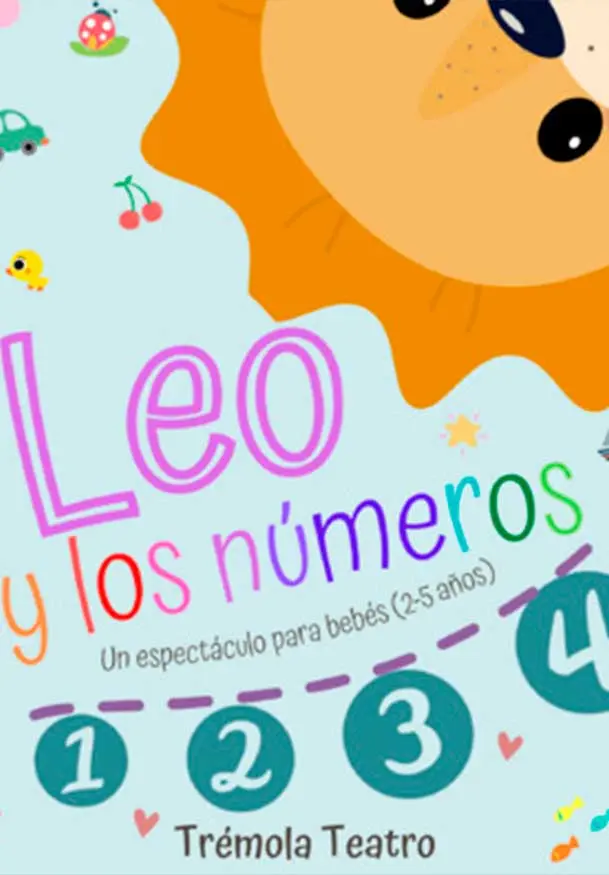 Cartel de Trémola Teatro: Leo y los números