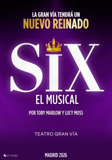 Cartel de SIX el Musical