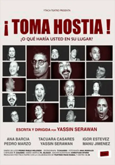 Cartel de ¡Toma hostia!