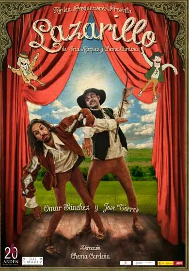 Cartel de Arden Producciones: Lazarillo