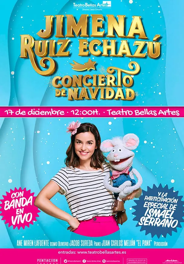 Cartel de Jimena Ruiz Echazú: Concierto de Navidad