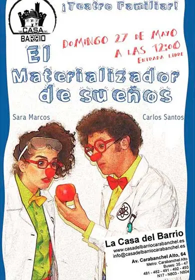 Cartel de El materializador de sueños