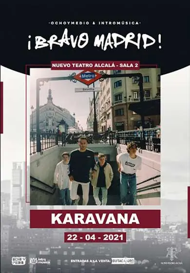 Cartel de Karavana en concierto