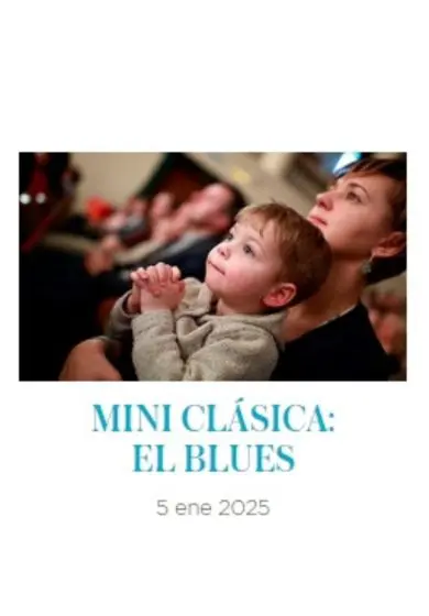 Cartel de Miniclásica: Descubriendo el blues