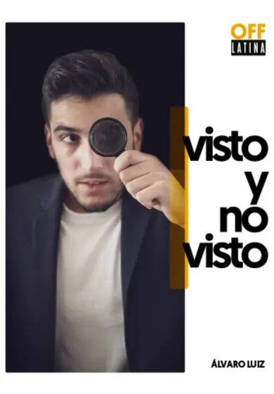 Cartel de Visto y no visto - Magia con Álvaro