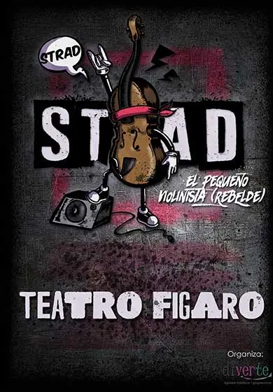 Cartel de Strad, el pequeño violinista rebelde