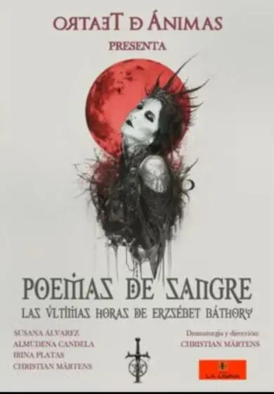 Cartel de Poemas de sangre