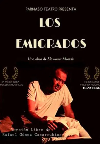 Cartel de Parnaso Teatro: Los Emigrados