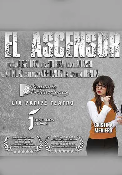 Cartel de Paripé Teatro: El ascensor