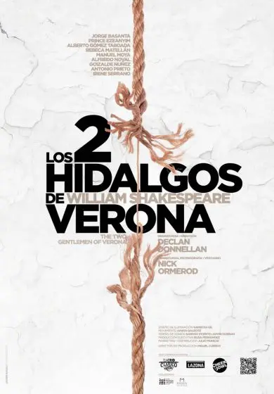 Cartel de Los dos hidalgos de Verona