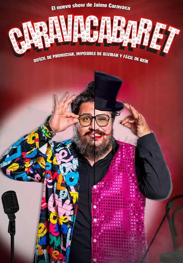 Cartel de Jaime Caravaca: Caravacabaret