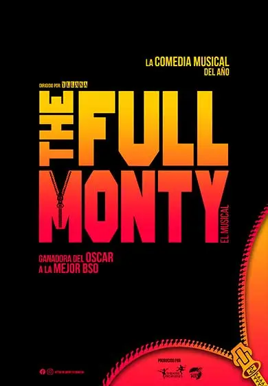 Cartel de The Full Monty, el musical