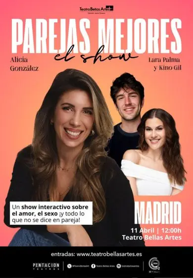Cartel de Alicia González: Parejas mejores, el show