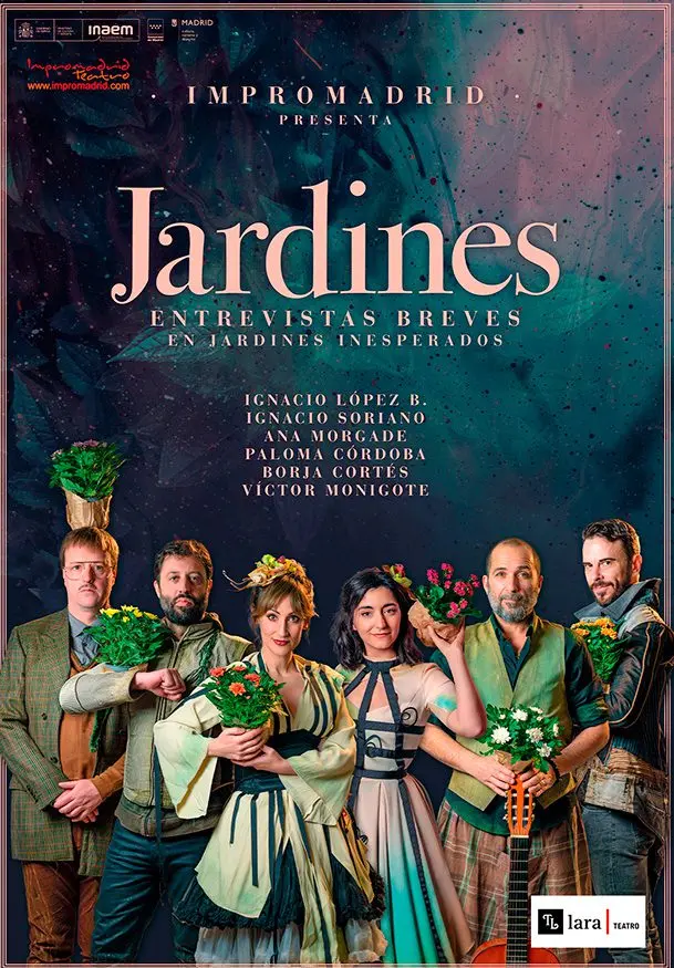 Cartel de Jardines: Entrevistas breves en jardines inesperados