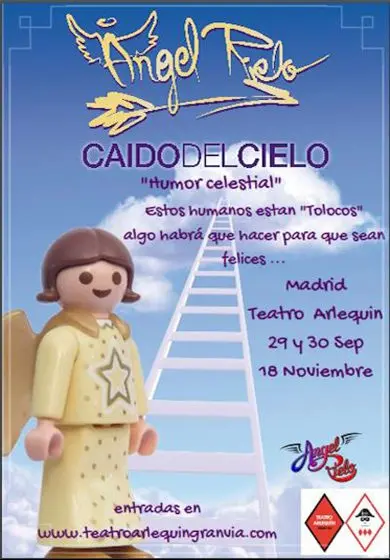 Cartel de Ángel Rielo: Caído del Cielo