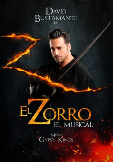 Cartel de El Zorro, el musical