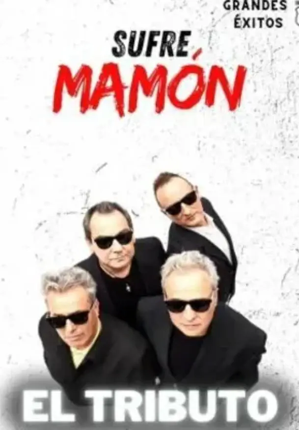 Cartel de Sufre Mamón: tributo a Hombres G