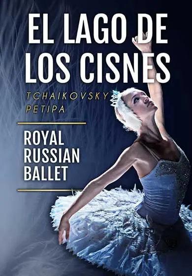 Cartel de Royal Russian Ballet: El Lago de los Cisnes