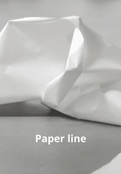 Cartel de Paper line