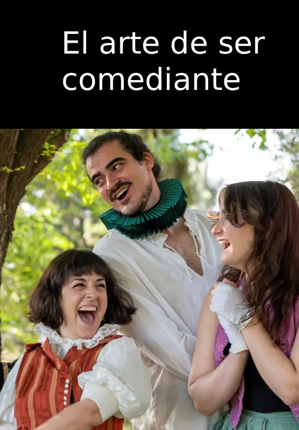 Cartel de El arte de ser comediante