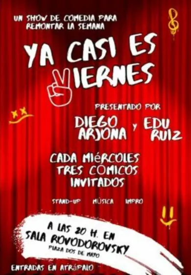 Cartel de Ya casi es viernes