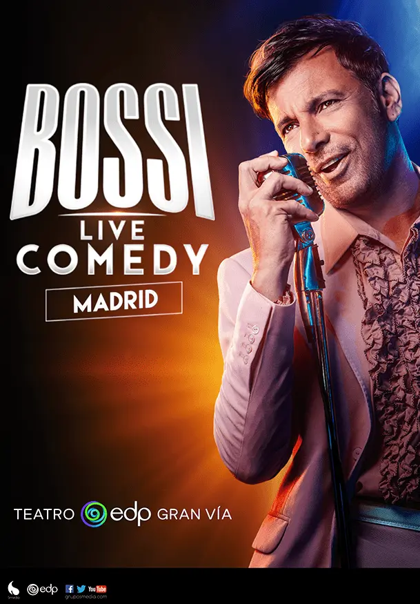 Cartel de Bossi Comedy Show - Europa Tour