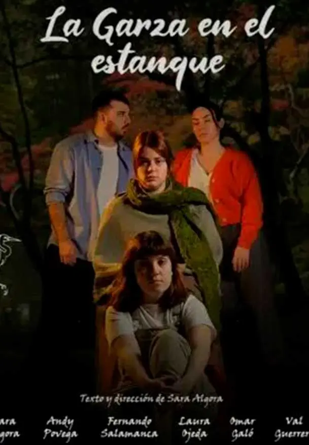 Cartel de La garza en el estanque
