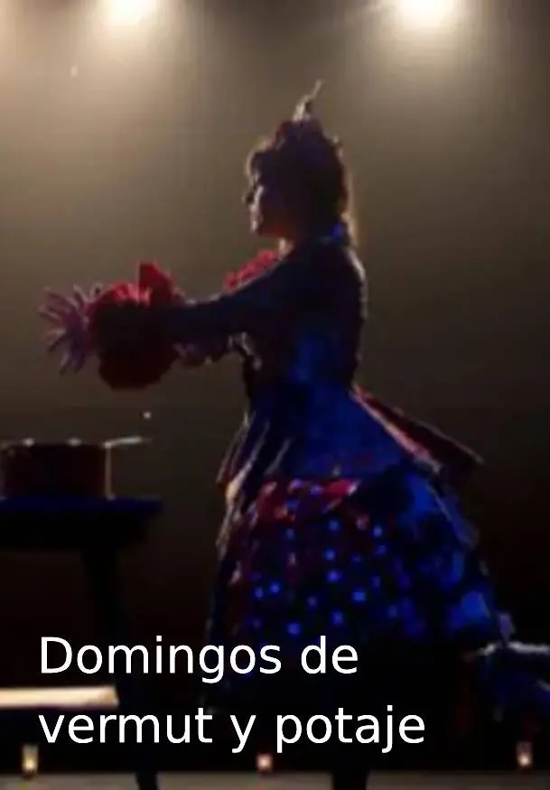 Cartel de Domingos de vermut y potaje