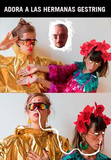 Cartel de Adora a las hermanas Gestring
